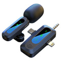 J3 three-in-one wireless lavalier microphone with intelligent sound pickup and noise reduction