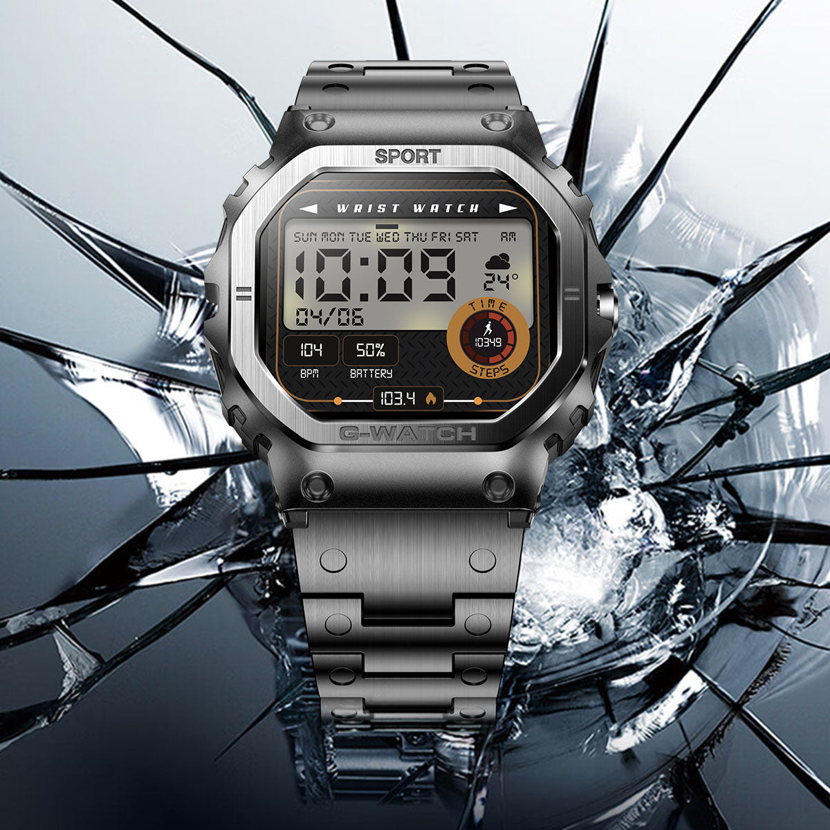 I108 smartwatch, high-definition screen, Bluetooth calling, smart sports wristband, real blood oxygen, IP68 waterproof