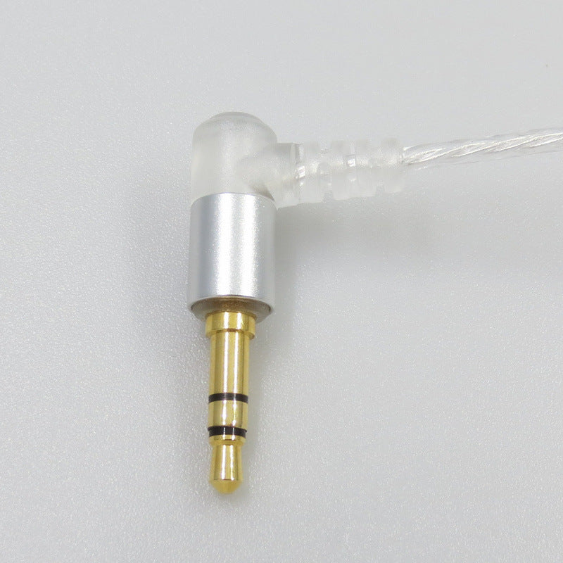 IE80S Fever Single Crystal Copper Silver-Plated Earphone Upgrade Cable