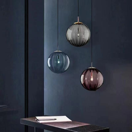 Minimalist Glass Sphere Pendant Light