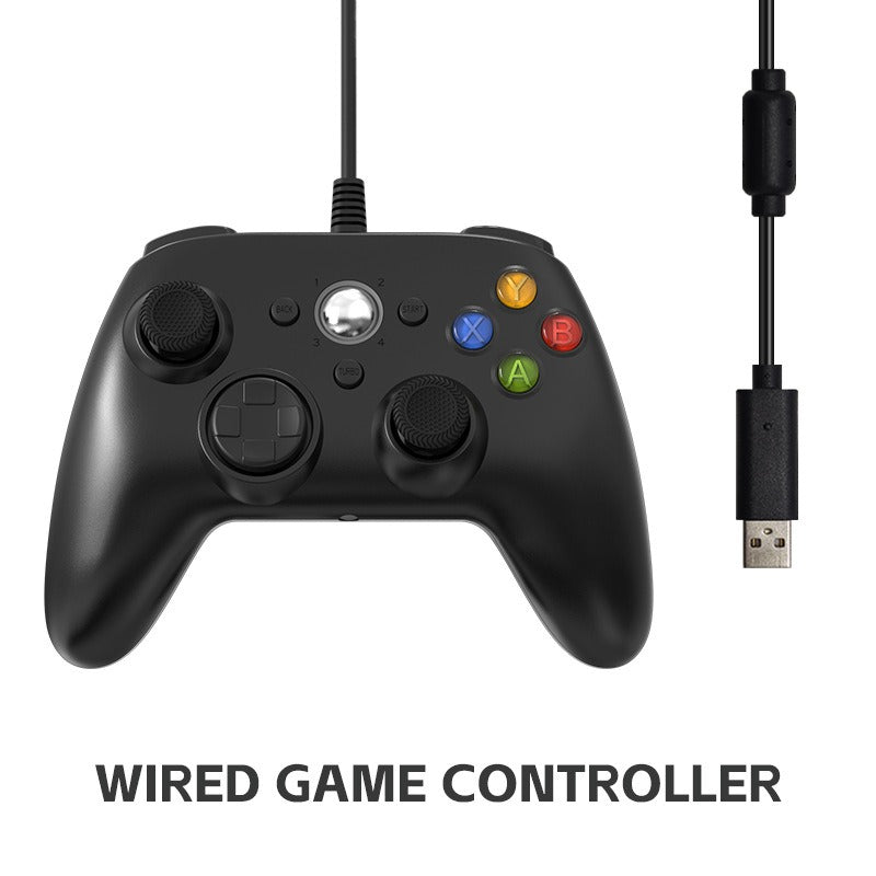 Xbox 360 wireless controller with Turbo function, Xbox 360 wired controller compatible with PC vibration controller