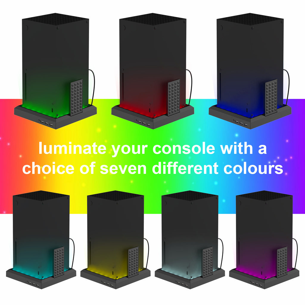 XBOX Series X/S controller, console, ambient lighting effect, RGB seven-color luminous base, gaming peripheral accessories