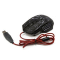 HXSJ Flow Crack Gaming Mouse Colorful Luminous 7D Gaming Mouse