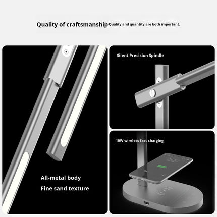 Rechargeable Wireless Charging Desk Lamp Wireless Charging Pad