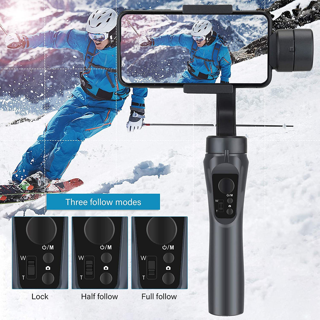 F6 three-axis handheld gimbal stabilizer, three-axis smartphone stabilizer, intelligent anti-shake outdoor live streaming stand