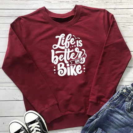 hoodie bicicleta feminino