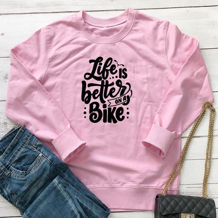 hoodie bicicleta feminino