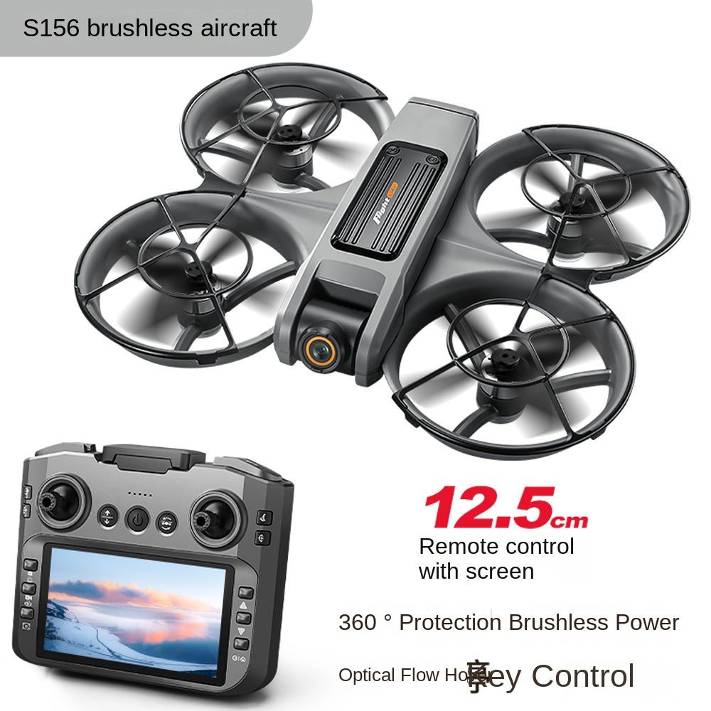 Drone RC S156 com Câmara HD e Ecrã FPV – Motor Brushless e Posicionamento Ótico