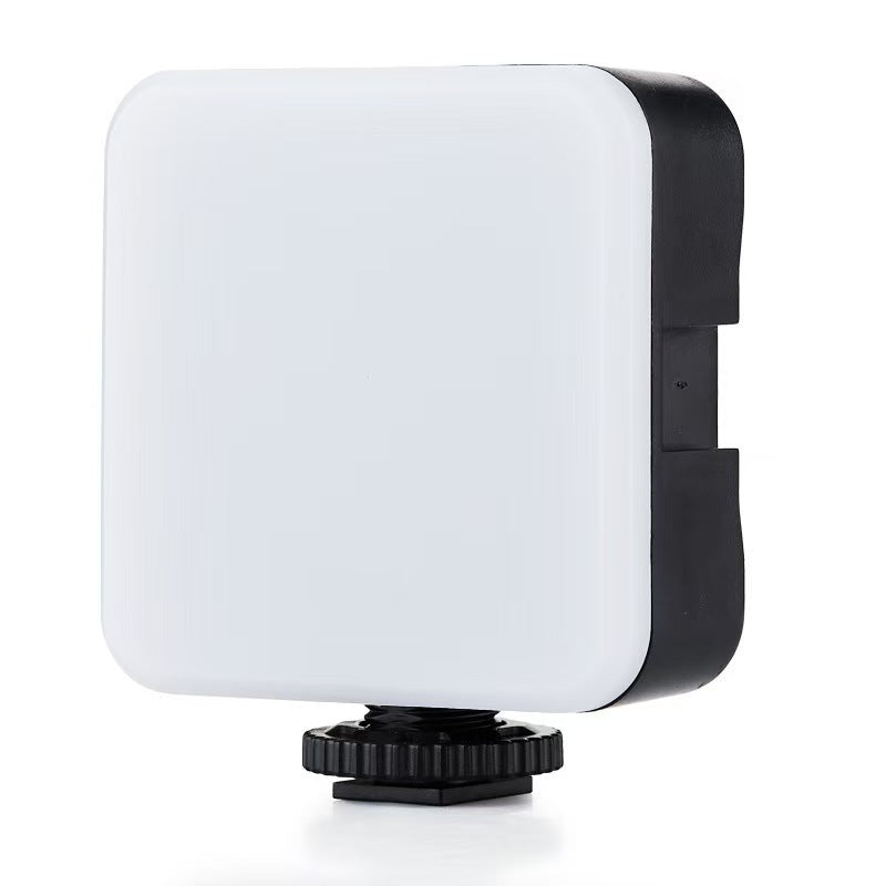 Desktop Beauty Fill Light with Microphone Set, DSLR Conference Light, Handheld Photography Light with Microphone