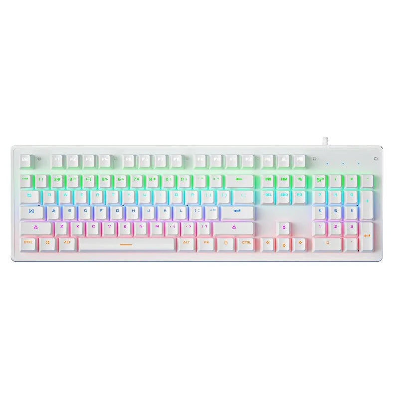 Cracked K880 Hot Swappable Mechanical Keyboard, Esports Gaming, Green Switch Office Computer Keyboard, Wired Mechanical Keyboard