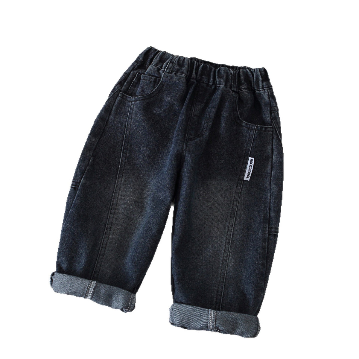 Boys' Casual Denim Tapered Pants