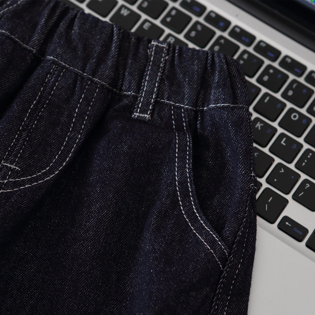 Casual Big Kids Denim Long Pants