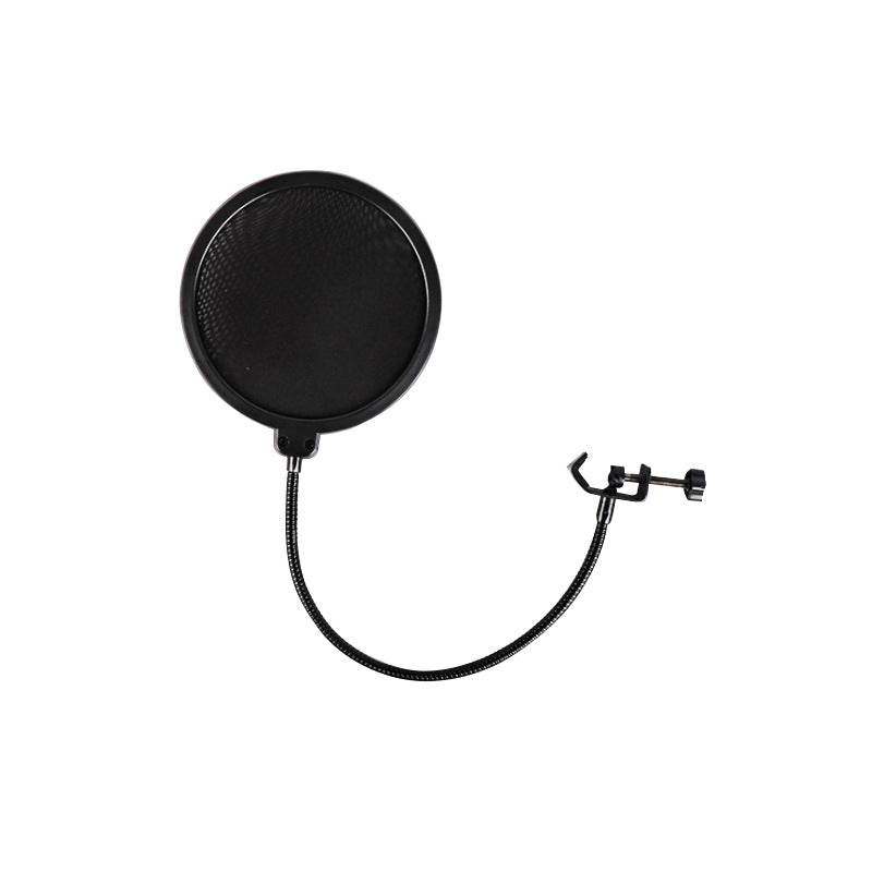 Direct Factory Supply Windscreen for Live Streaming Microphone Double Layer Capacitor Mic Windscreen for Broadcaster Recording Studio Microphone Windscreen