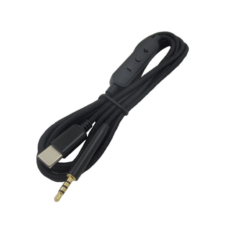 Adequado para cabo de áudio para auscultadores BOSE 700 QC25 QC35 OE2 TYPE-C para 2,5 MM