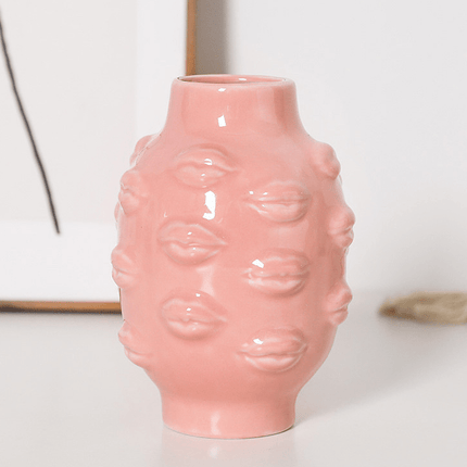 jarra de ceramica decorativa