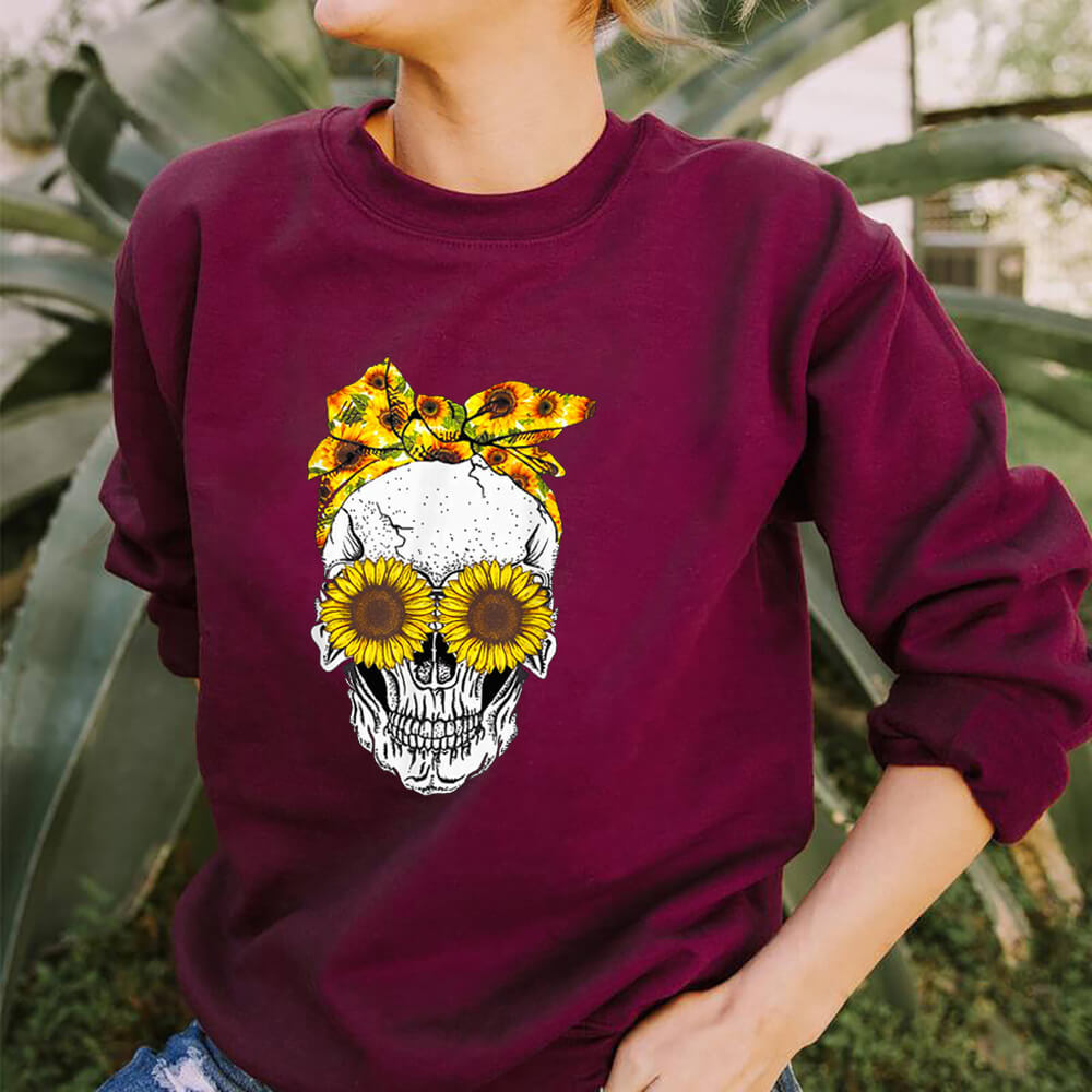 Skull Sunflower's new hoodie