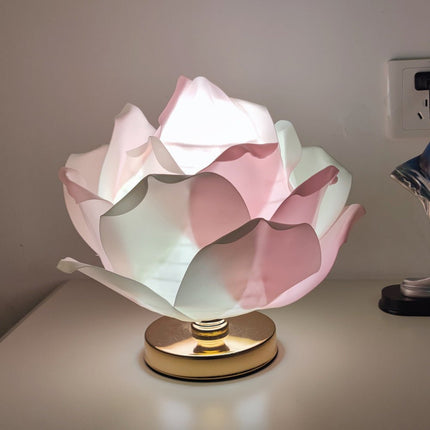 Rose Flower Bedside Table Lamp