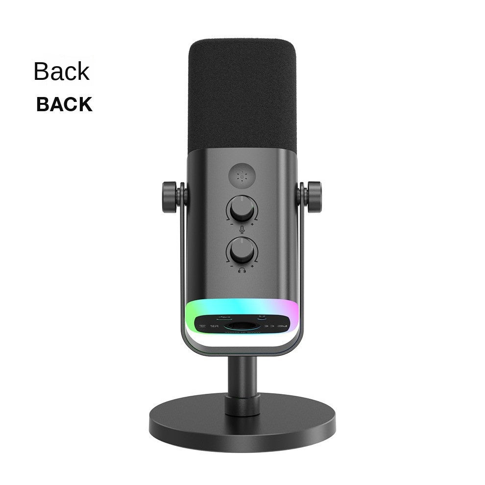 Condenser Microphone for Computer Live Streaming, Karaoke Recording, and Audio Pickup; Universal Capacitor Mic for Mobile Phone, Karaoke Singing, and Gaming