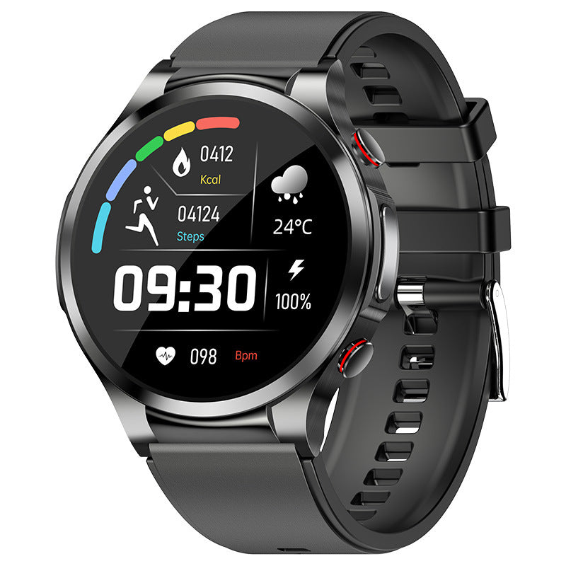 Blood glucose measurement electrocardiogram blood pressure heart rate body temperature exercise communication smart watch