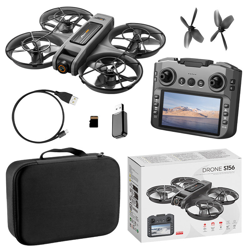 Drone RC S156 com Câmara HD e Ecrã FPV – Motor Brushless e Posicionamento Ótico