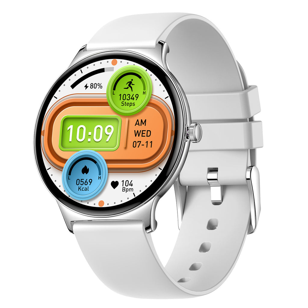 Smartwatch V89 Ultra-Slim – Ecrã AMOLED, Chamadas Bluetooth e Resistente à Água