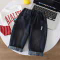 Boys' Casual Denim Tapered Pants