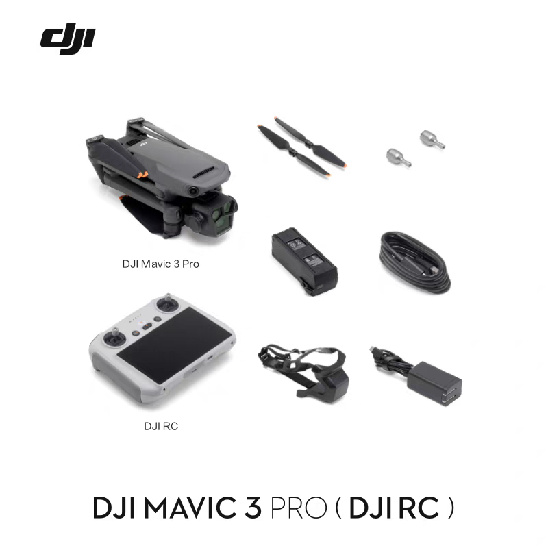 DJI Mavic 3 Pro Three-Camera Flagship Drone, DJI Mavic 3 Pro Cine HD Professional Master Edition Drone