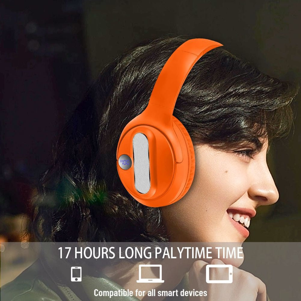 AKZ-13 wireless Bluetooth headset with battery level display and long battery life foldable