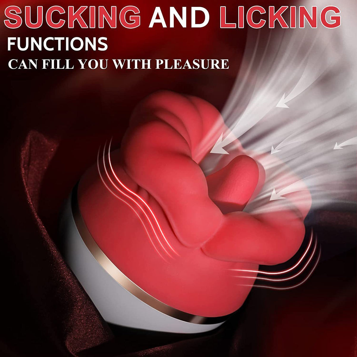 Automatic Suction and Tongue Vibrator — Rechargeable | Adults (+18)