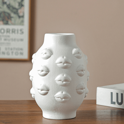 jarra de ceramica decorativa