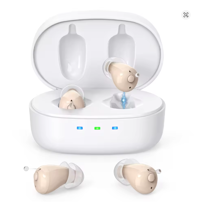 Mini charging hearing aid with noise reduction, hearing aid, in-ear type