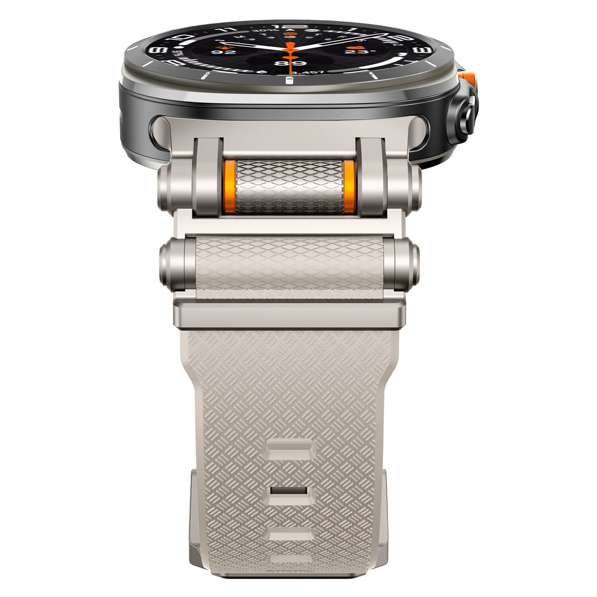 Fita em Fibra de Carbono e Silícone para Apple Watch e Samsung Ultra