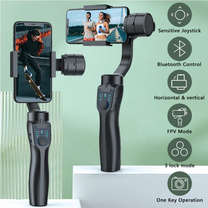 F8 mobile phone camera stabilizer, handheld three-axis anti-shake gimbal, TikTok live broadcast tripod, short video camera stabilizer