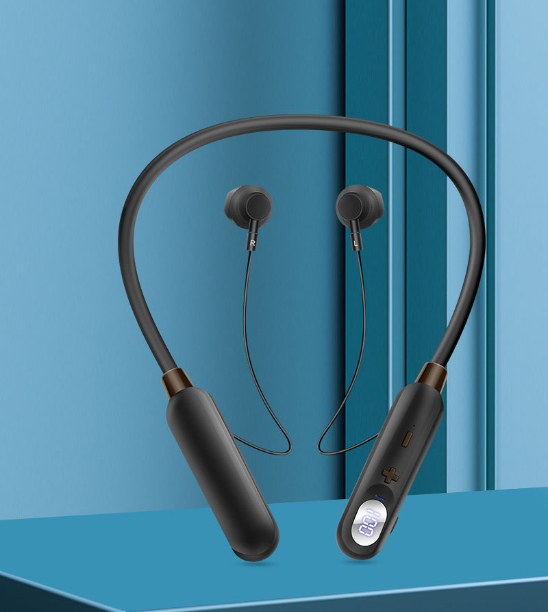 AKZ-R18 wireless Bluetooth sports running earphones, dual-ear neckband earbuds