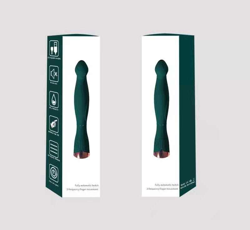 AV Finger Massage Vibrator — Medical Grade Silicone | 220mm | Adult (+18)