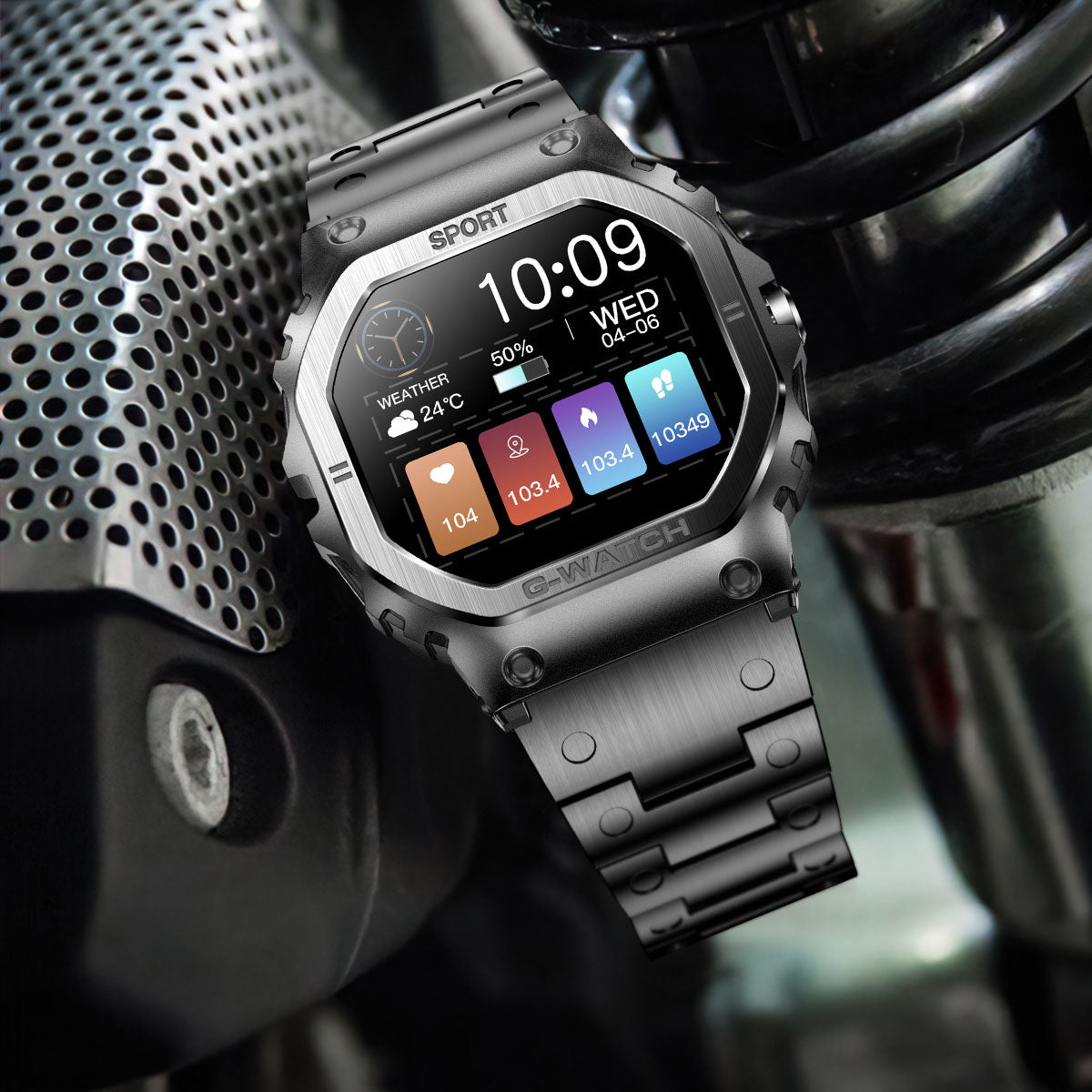 I108 smartwatch, high-definition screen, Bluetooth calling, smart sports wristband, real blood oxygen, IP68 waterproof
