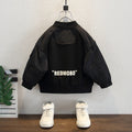 Boys Fall Baseball Jacket Loose Fit Outerwear