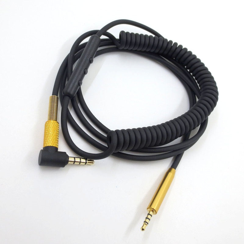 Suitable for BOSE QC25 QC35 JBL J55 88 headphone cable 2.5mm interface coiled cable