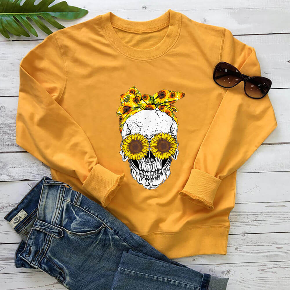 Skull Sunflower's new hoodie