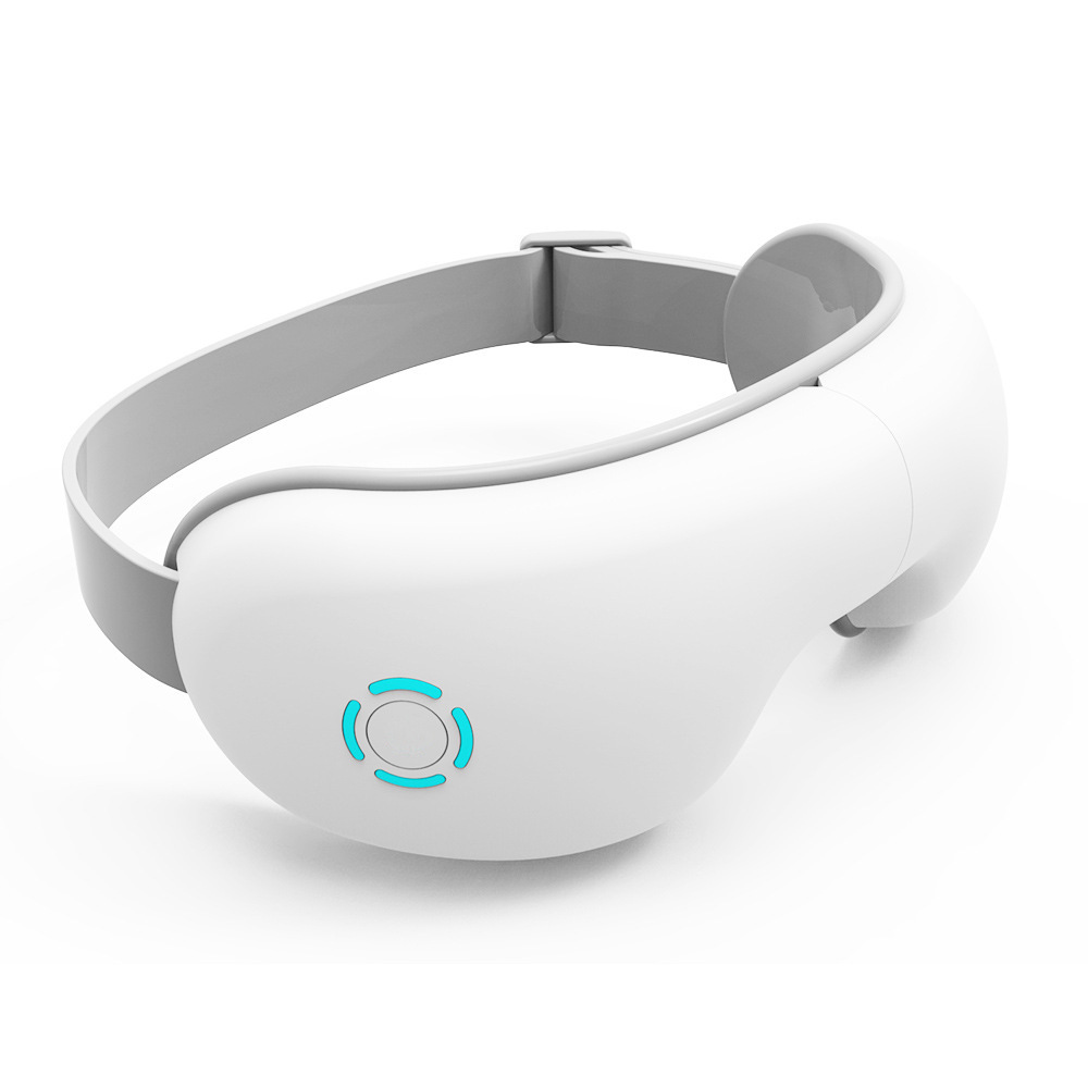 Eye Massager with Bluetooth and Heat Therapy — Rechargeable | Foldable | White