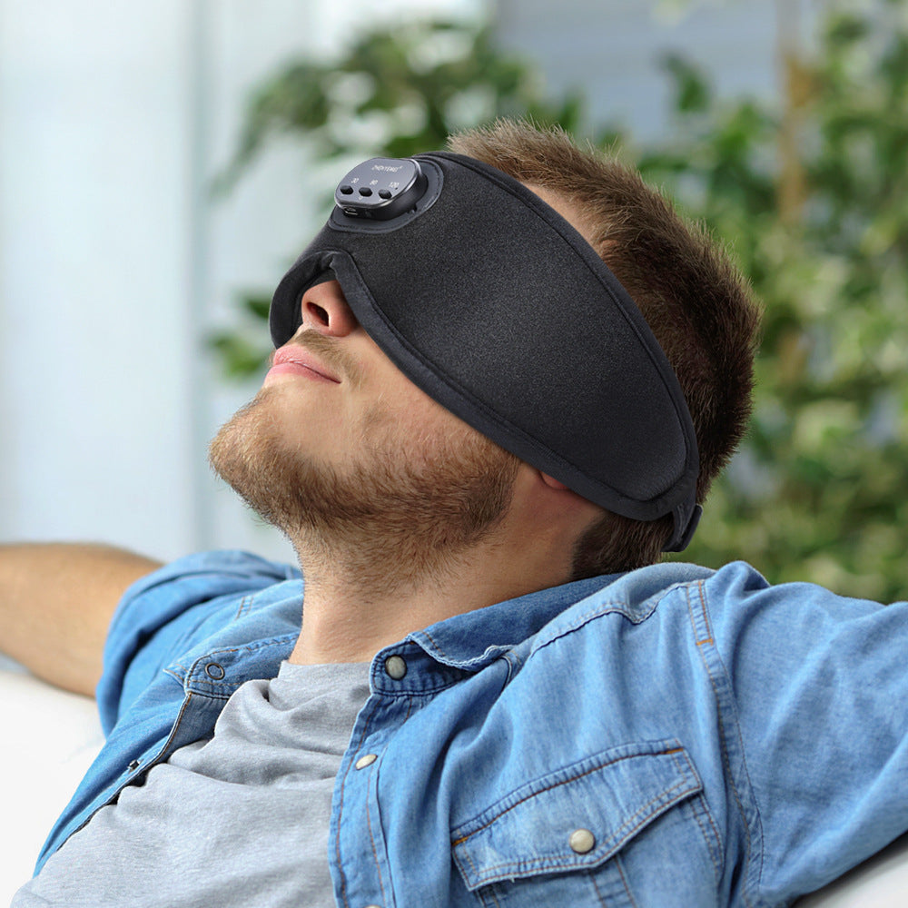 Bluetooth White Noise Milk Silk 3D Ergonomic Full Blackout Breathable Smart Music Sleep Mask