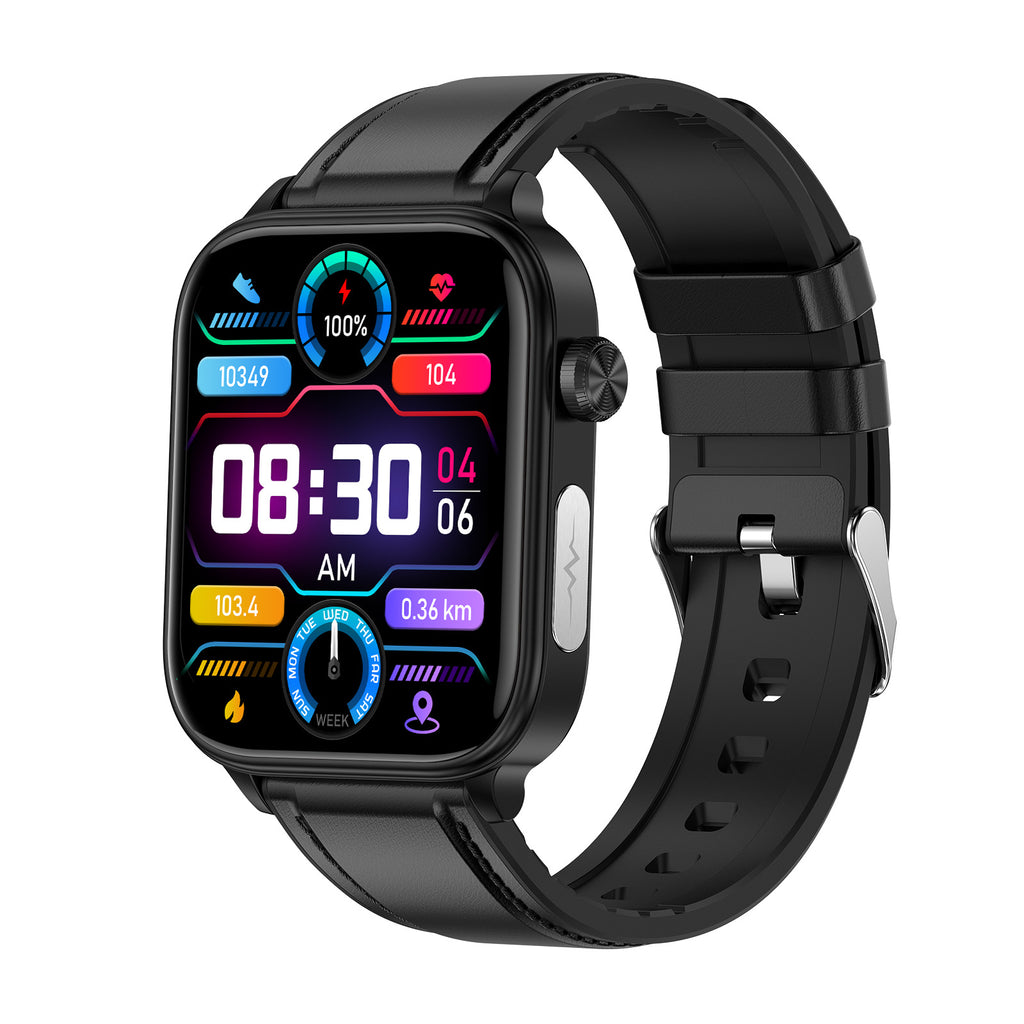New ET570 smartwatch with ECG electrocardiogram, Bluetooth calling, and micro-physical examination functions for uric acid, blood lipids, and blood glucose.