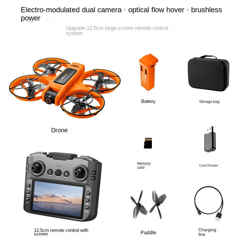 Drone RC S156 com Câmara HD e Ecrã FPV – Motor Brushless e Posicionamento Ótico