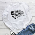 IMPOSSIBLE MOTIVATION letter hoodie