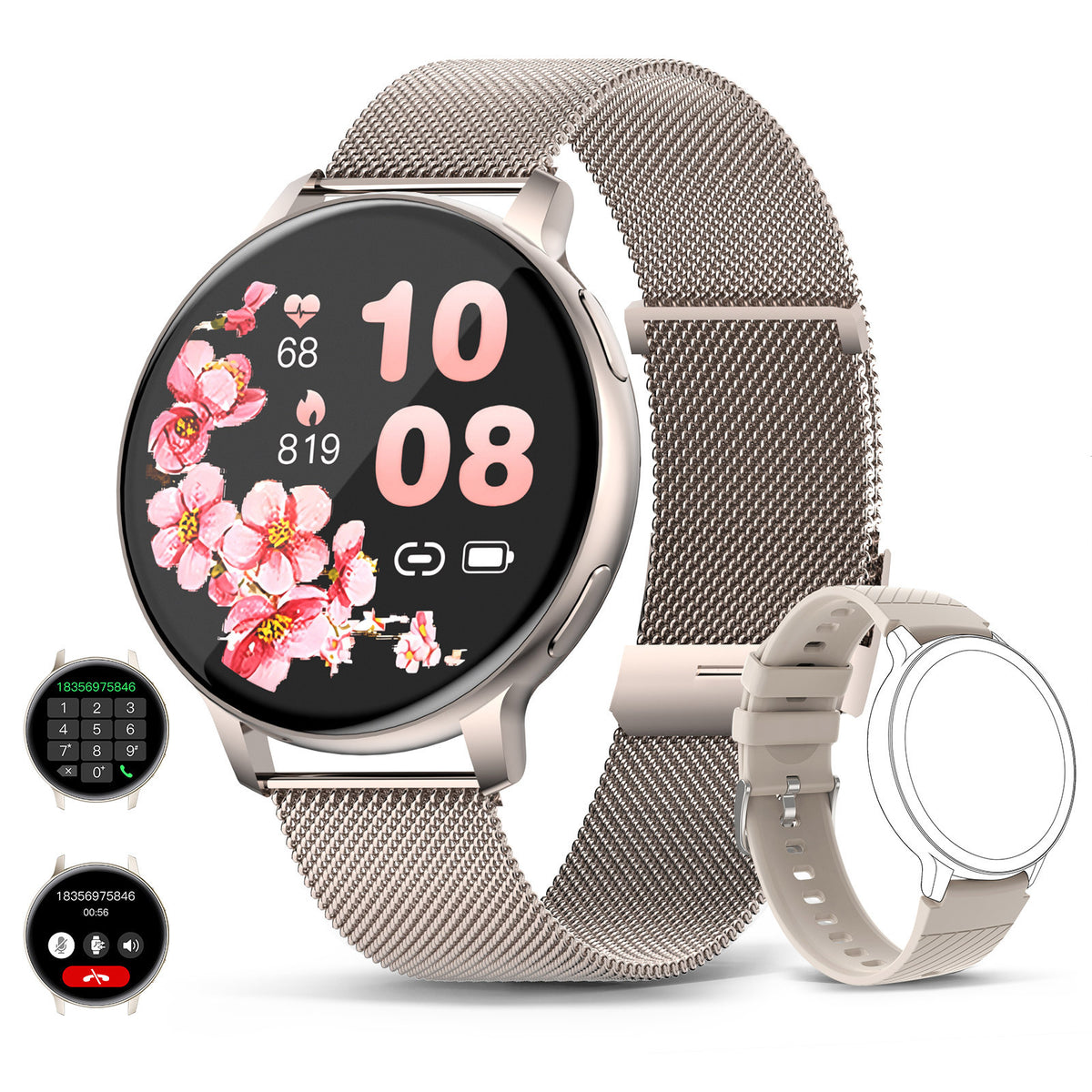S53 Smartwatch – Bluetooth Calling, Heart Rate and Sleep Monitor