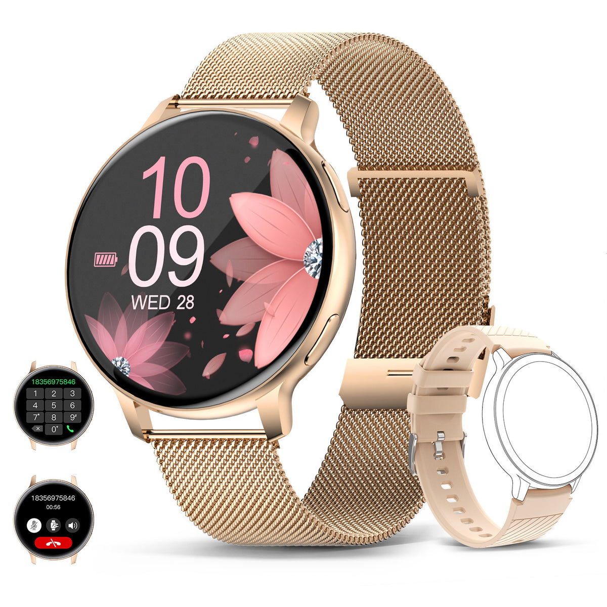 S53 Smartwatch – Bluetooth Calling, Heart Rate and Sleep Monitor