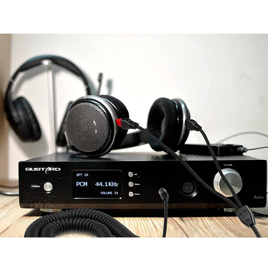 Suitable for Senhai HD580 HD600 HD650 HD660S Spring Earphone Audio Cable
