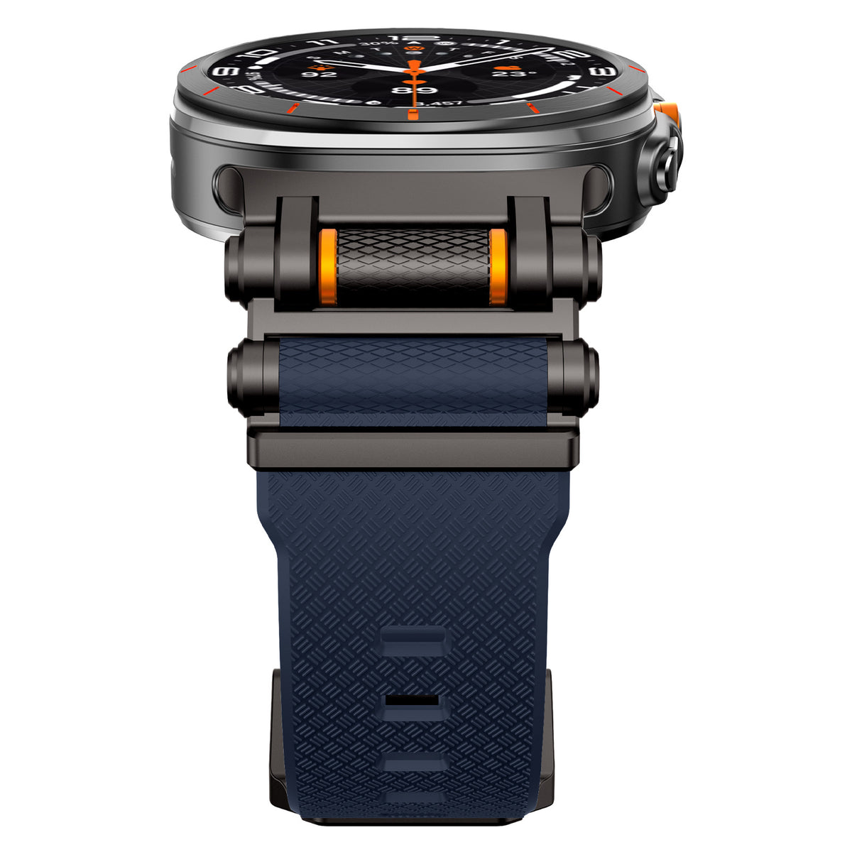 Fita em Fibra de Carbono e Silícone para Apple Watch e Samsung Ultra
