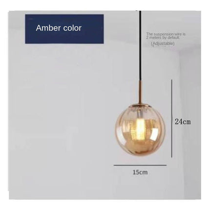 Minimalist Glass Sphere Pendant Light