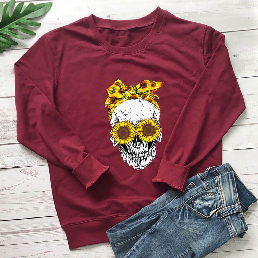 Skull Sunflower's new hoodie
